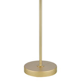 Fenella Table Lamp Gold Leaf With Seagrass Shade