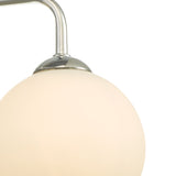 Feya 3 Light Semi Flush Polished Chrome With Opal Glass
