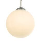 Feya 3 Light Semi Flush Polished Chrome With Opal Glass