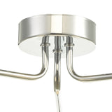 Feya 3 Light Semi Flush Polished Chrome With Opal Glass