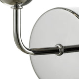 Feya Wall Light Polished Chrome With Smoked Glass
