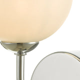 Feya Wall Light Polished Chrome With Opal Glass