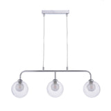 Feya 3 Light Bar Pendant Polished Chrome With Clear/Opal Glass