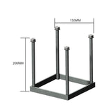 Medium foundation frame, 150mm square in galvanised steel (FF02)