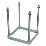 Medium foundation frame, 150mm square in galvanised steel (FF02)