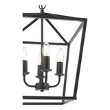 Fionn 4 Light Pendant Matt Black