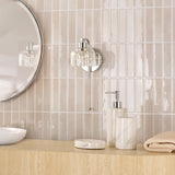 Forseti Bathroom Wall Light Polished Chrome and Glass IP44