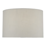 Funchal Grey Cotton Drum Shade 33cm