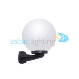 Globe 250 Modern Nardo E27 (No Lamp), Wall Globe, Black/Clear