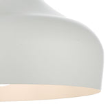 Gaucho Pendant Matt White and Natural Wood