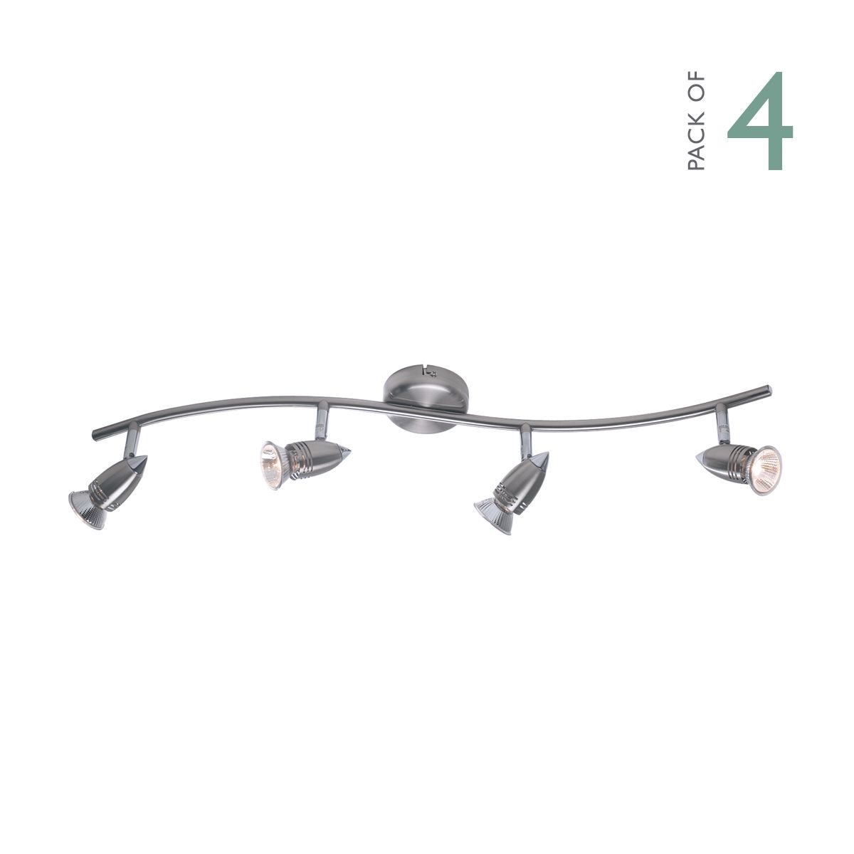 Gemini 4 Light Bar Spotlight Satin Chrome (Multipack)
