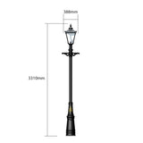 Victorian cast iron lamp post 3.31m (H003)