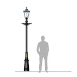 Victorian cast iron lamp post 3.31m (H003)