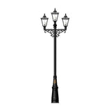 Victorian style large triple headed lamp post 3.5m (H033)
