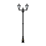 Victorian style medium double headed lamp post 2.47m (H036)