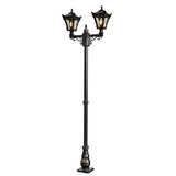 Victorian style medium double headed lamp post 2.47m (H036)