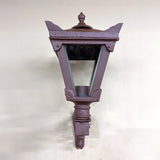 Victorian traditional wall light in dark red (H043fbr)