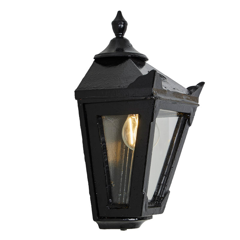 Victorian traditional cast iron bulkhead light 0.37m (H044)