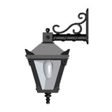 Victorian traditional cast iron downturned wall light 0.48m (H046)