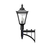 Victorian cast iron wall light with short arm 0.97m (H048)