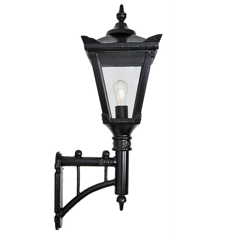 Victorian cast iron wall light with short arm 0.97m (H048)