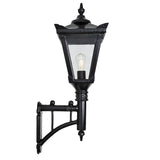 Victorian cast iron wall light with short arm 0.97m (H048)
