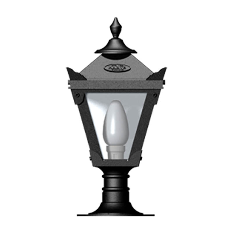 Victorian traditional cast iron pier light for flat pier caps 0.4m (H052)