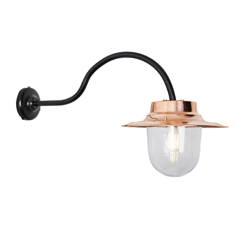 Copper farmyard wall light 0.49m (H066C)