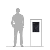 Traditional Irish Post in black for A4 sized letters (H114)