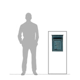 Traditional Irish Post in pearl blue for A4 sized letters (H114)