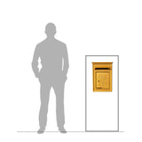 Traditional Irish Post in pearl gold for A4 sized letters (H114)