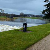 Decorative bollard light in cast iron 0.43m (H195)