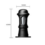 Decorative bollard light in cast iron 0.43m (H195)