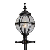 Victorian globe lamp post in cast iron 3.28m (H202)