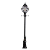 Victorian globe lamp post in cast iron 3.28m (H202)