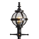 Victorian globe lamp post in cast iron 1.4m (H204)