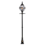 Victorian globe lamp post in cast iron 2.7m (H206)