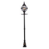 Victorian globe lamp post in cast iron 2.7m (H206)