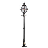 Victorian globe lamp post in cast iron 2.5m (H207)