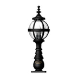 Victorian globe pedestal light in cast iron 0.65m (H209)