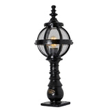 Victorian globe pedestal light in cast iron 0.65m (H209)
