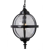 Victorian globe hanging light with chain 0.65m (H222)