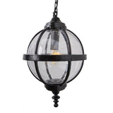 Victorian globe hanging light with chain 0.65m (H222)