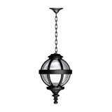 Victorian globe hanging light with chain 0.35m (H223)