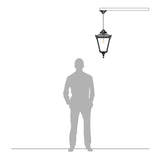 Victorian traditional hanging lantern 0.6m (H022)