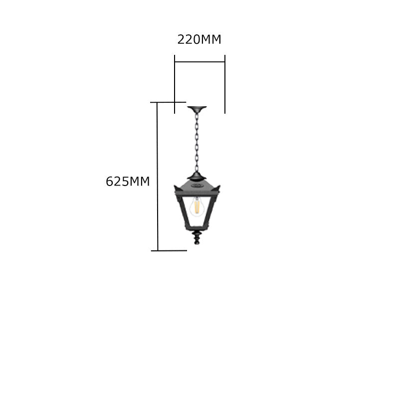 Victorian traditional hanging lantern 0.33m (H023)