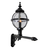 Victorian globe wall light with extension 1.05m (H242)