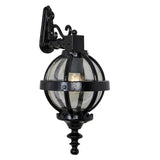 Victorian downturned globe wall light 0.59m (H246)