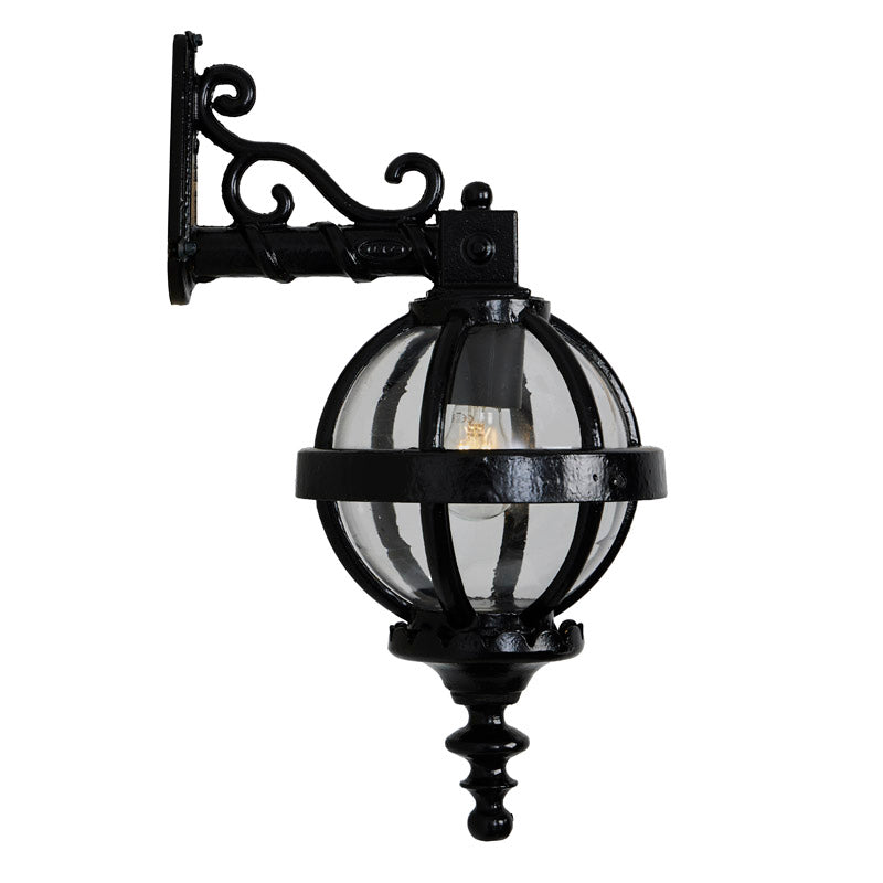 Victorian downturned globe wall light 0.59m (H246)