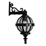 Victorian downturned globe wall light 0.59m (H246)
